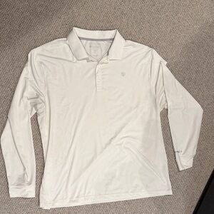 Coolibar Men's Classic White Polo Shirt